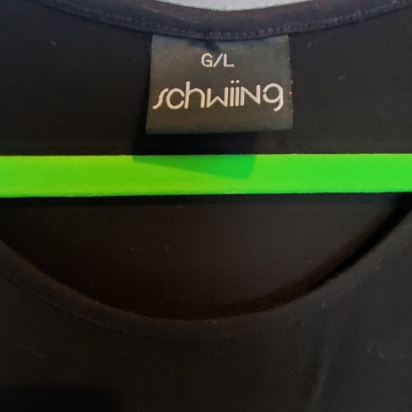 Schwiing Super Soft Geometric Print Dress with Pockets Size L - Picture 4 of 5